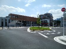 駅前ロータリー完成